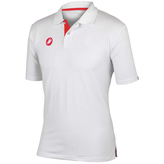 Castelli Race Day Polo - White
