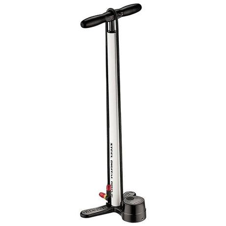 Pompa da Terra Lezyne Steel Digital Drive - Bianco - P