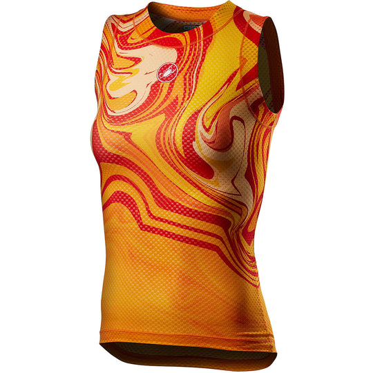 Castelli Pro Mesh woman sleeveless base layer - Orange