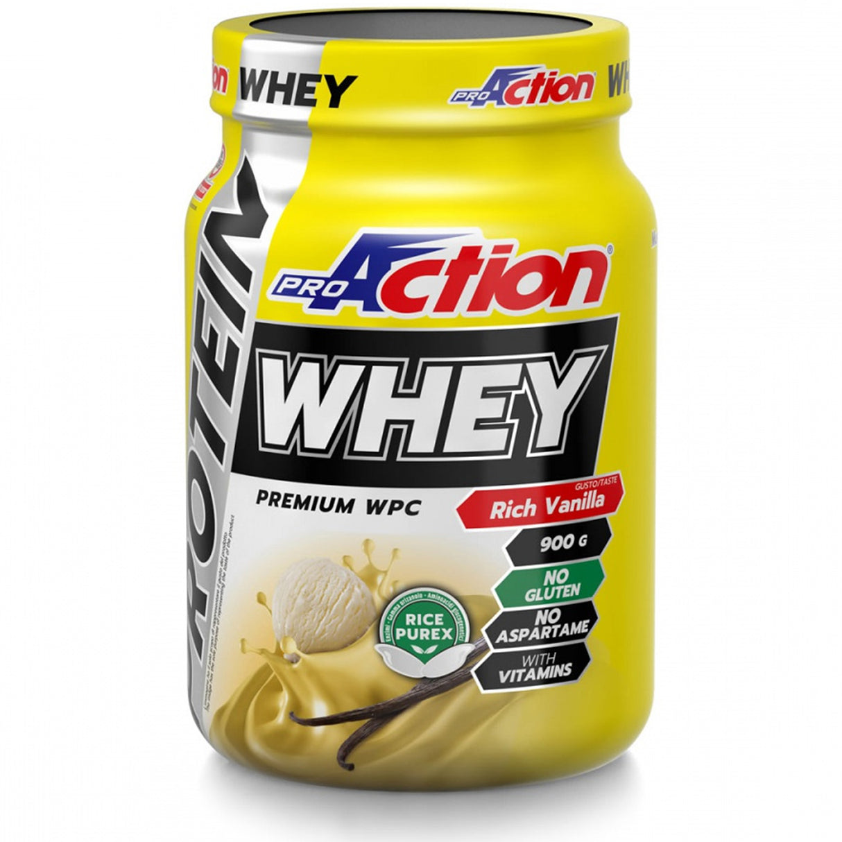 Proteine ProAction Whey 900gr - Vaniglia - P