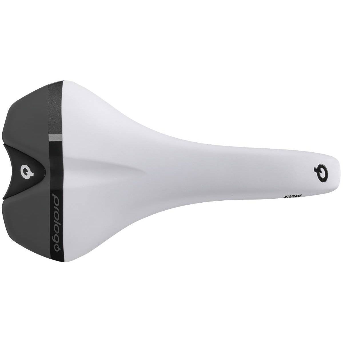 Prologo Kappa EVO T2.0 Road Bike Saddle - Microfiber, Unisex | Black/White Options
