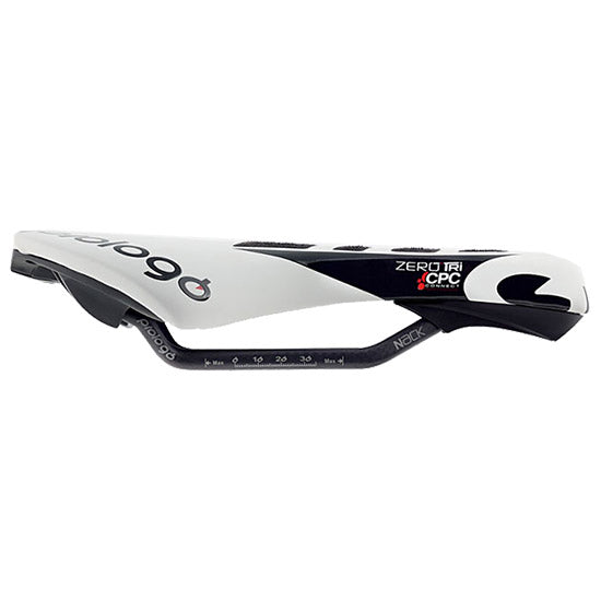 Prologo Zero Tri PAS CPC Nack saddle White black All4cycling