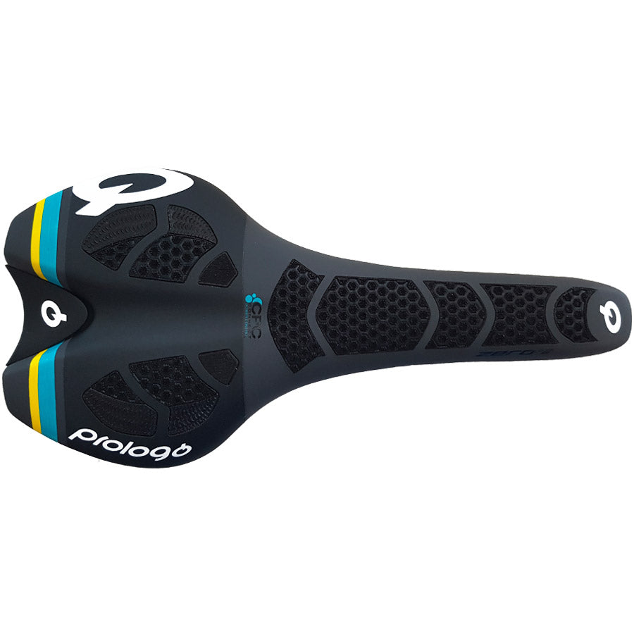 Prologo Zero 2 CPC Airing Nack Saddle Black Blue Yellow All4cycling