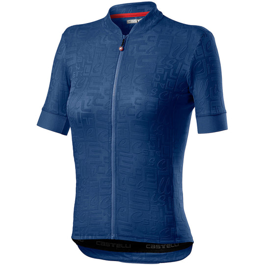 Maglia donna Castelli Promessa Jacquard - Blu