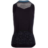 Maglia donna senza maniche Q36.5 L1 Lady Pinstripe - Nero