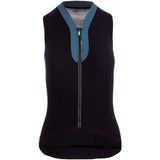 Maglia donna senza maniche Q36.5 L1 Lady Pinstripe - Nero