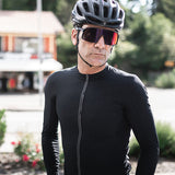 Maglia maniche lunghe Q36.5 L1 Pinstripe X - Nero