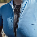 Maglia donna Q36.5 L1 Pinstripe X - Azzurro - A