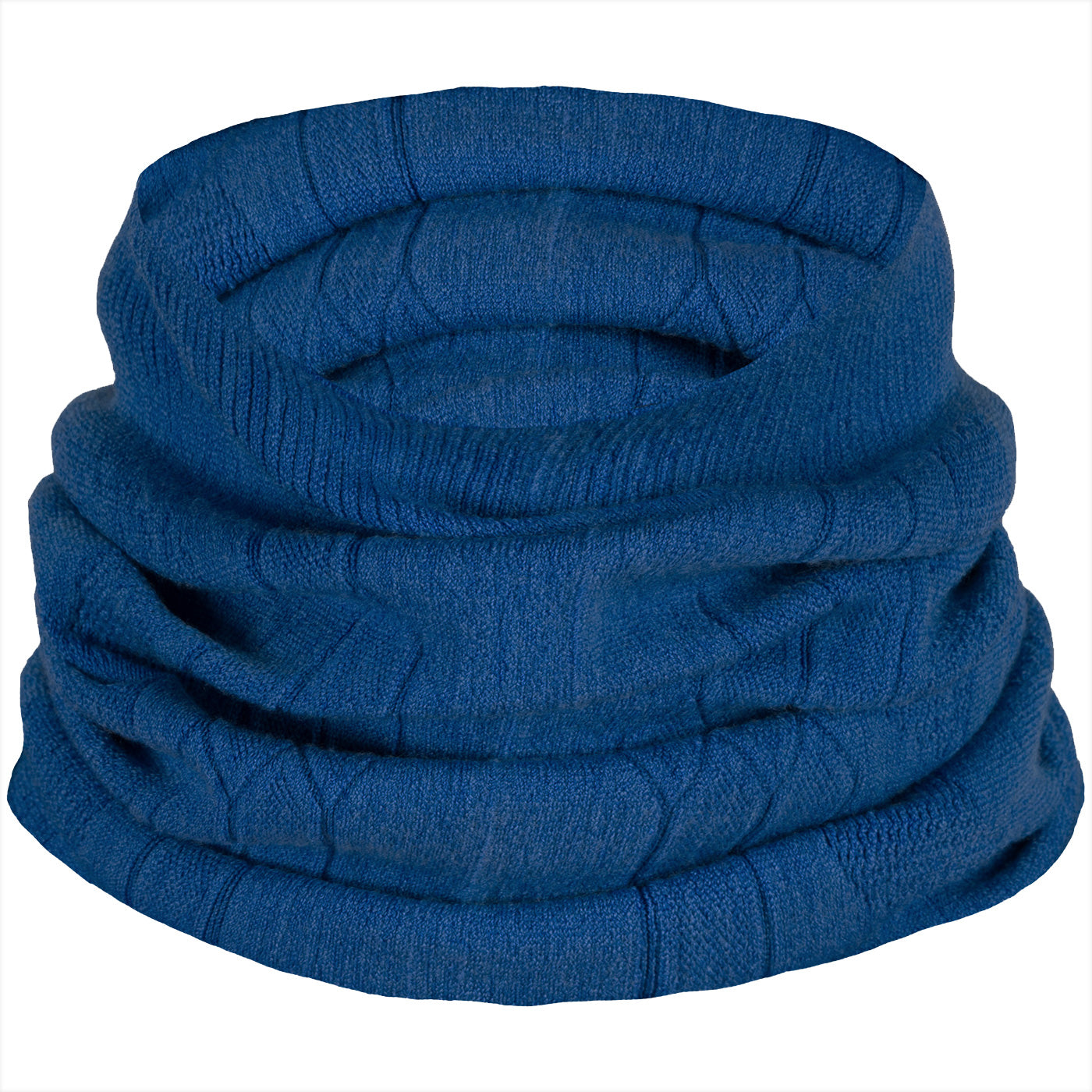 Q36.5 Seamless neck warmer Blue All4cycling