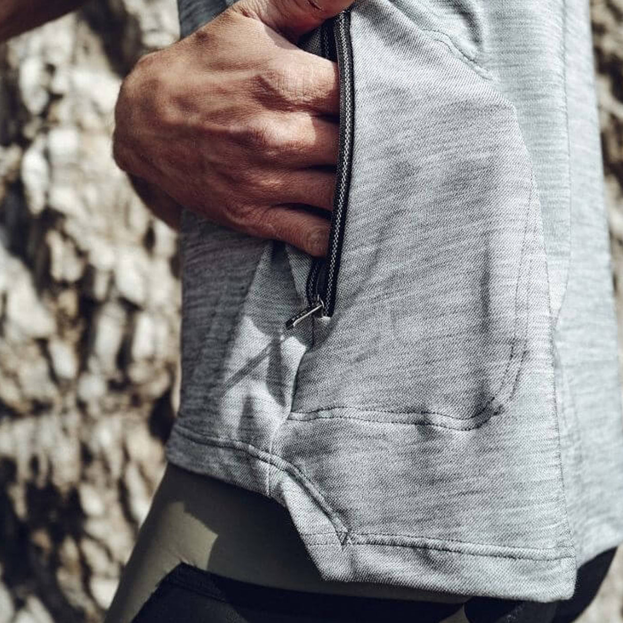 Maglia Q36.5 Tech-shirt Adventure - Grigio - P