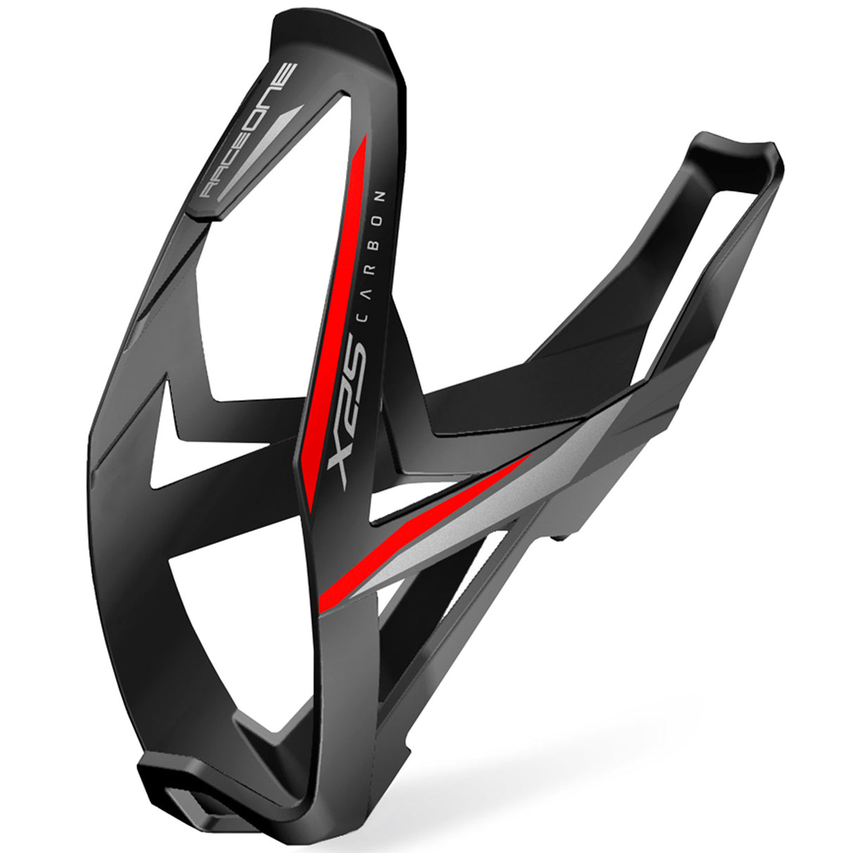 Portaborraccia RaceOne X25 Carbon - Rosso - G