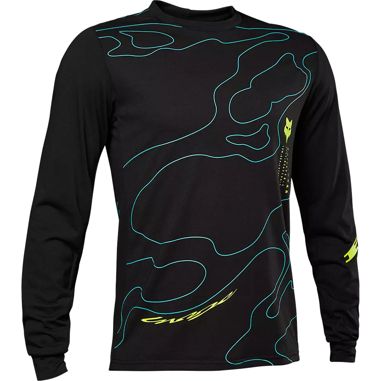 Maglia maniche lunghe Fox Ranger Lunar drirelease Mid - Nero - E