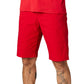 Pantaloncini Fox Flexair no liner - Rosso - F