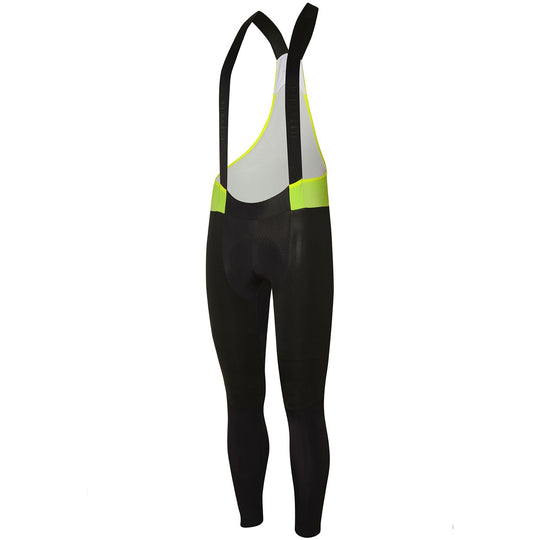 Rh+ All Road Wind bibtight - Black lime