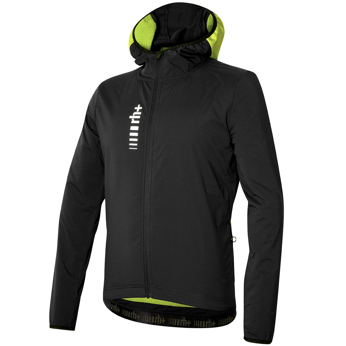 Giacca Rh+ Alpha Padded Hoody - Nero lime - E