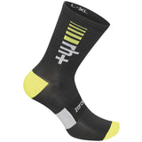 Calze Rh+ Logo 15 - Nero giallo