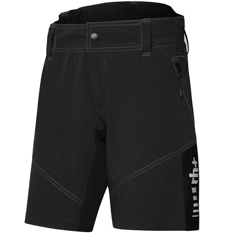 Pantaloni corti donna MTB Rh+ - Nero