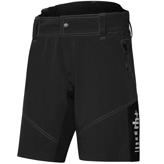 Pantaloni corti donna MTB Rh+ - Nero