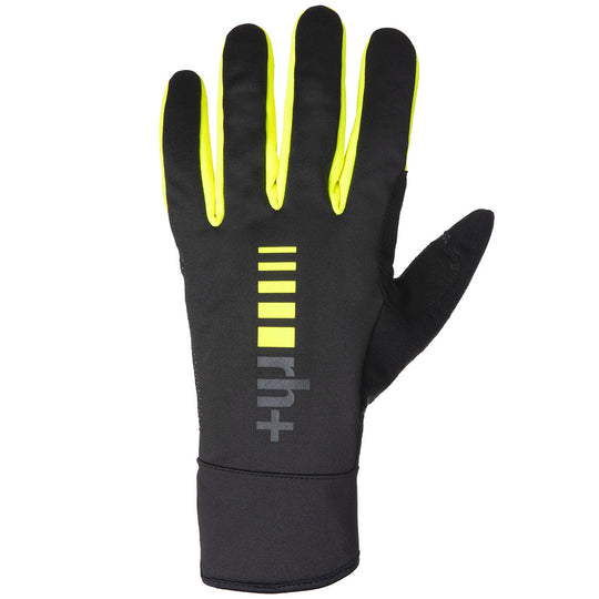 Rh+ Soft Shell gloves - Black yellow