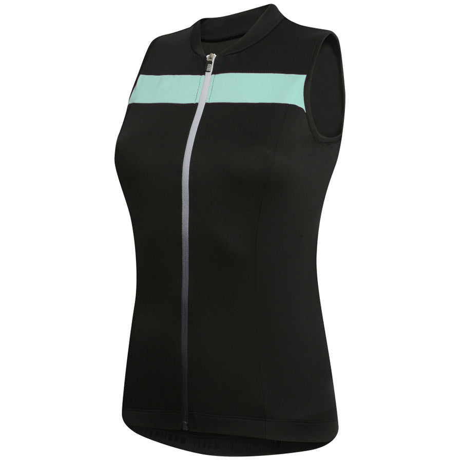 Maglia Donna S/M Rh+ Spirit - Nero Azzurro