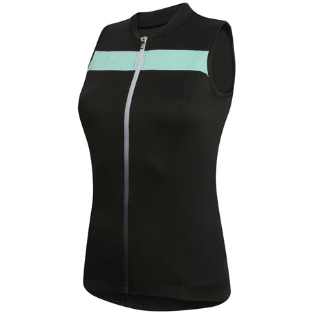 Maglia Donna S/M Rh+ Spirit - Nero Azzurro