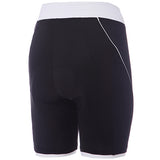 Pantaloncini donna Rh+ Pista - Nero bianco
