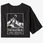 T-Shirt Patagonia Ridgeline Runner Responsibili - Negro