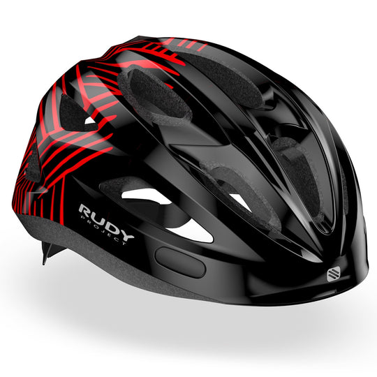Casco Rudy Project Niño Rocky - Negro rojo 