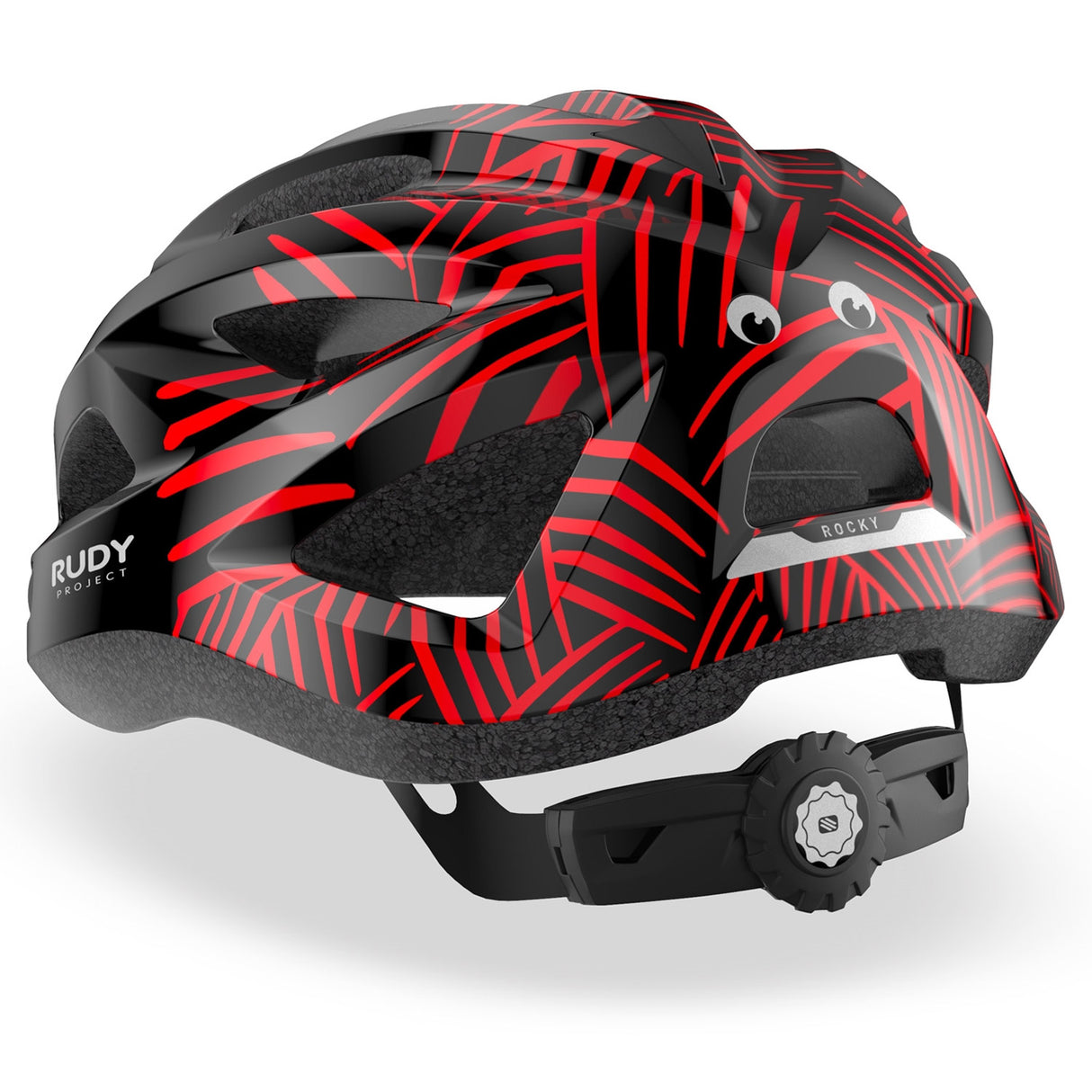 Casco Rudy Bambino Rocky - Nero rosso