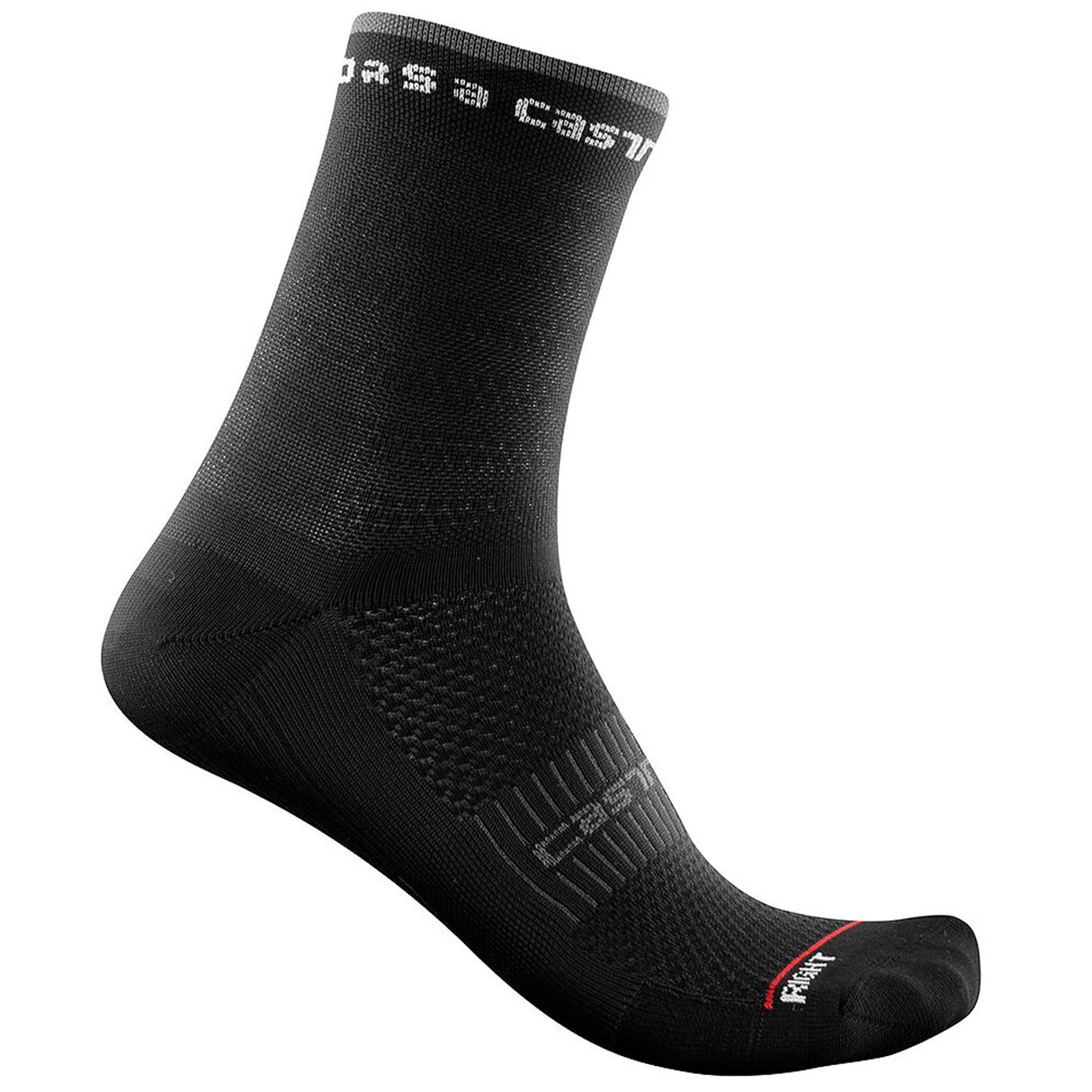Calze donna Castelli Rosso Corsa 11 - Nero