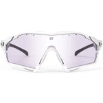 Occhiali Rudy Cutline - White Gloss - ImpactX Laser Purple
