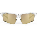 Rudy Keyblade brille - White Gloss Multilaser Gold
