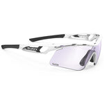 Rudy Tralyx+ Slim Sunglasses - White Gloss ImpactX Purple