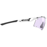 Rudy Tralyx+ Sunglasses -  White Gloss ImpactX2 Purple