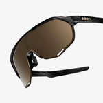 100% S2 sunglasses - Matte Black Soft Gold Mirror