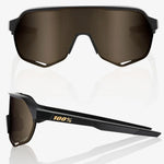 Gafas 100% S2 - Matte Black Soft Gold Mirror