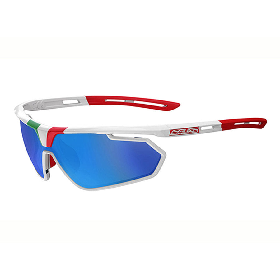 Occhiali Salice 018 Ita RWP - Bianco RW Polar Idro Blu