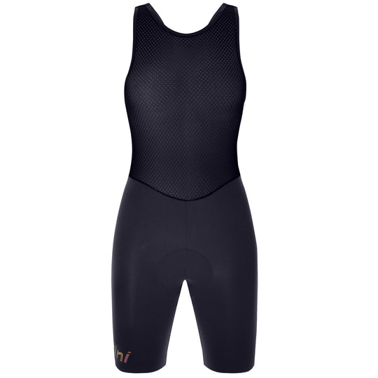 Bib shorts woman Santini Unique - Black 