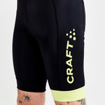 Craft Core Endurance bib shorts - Black yellow