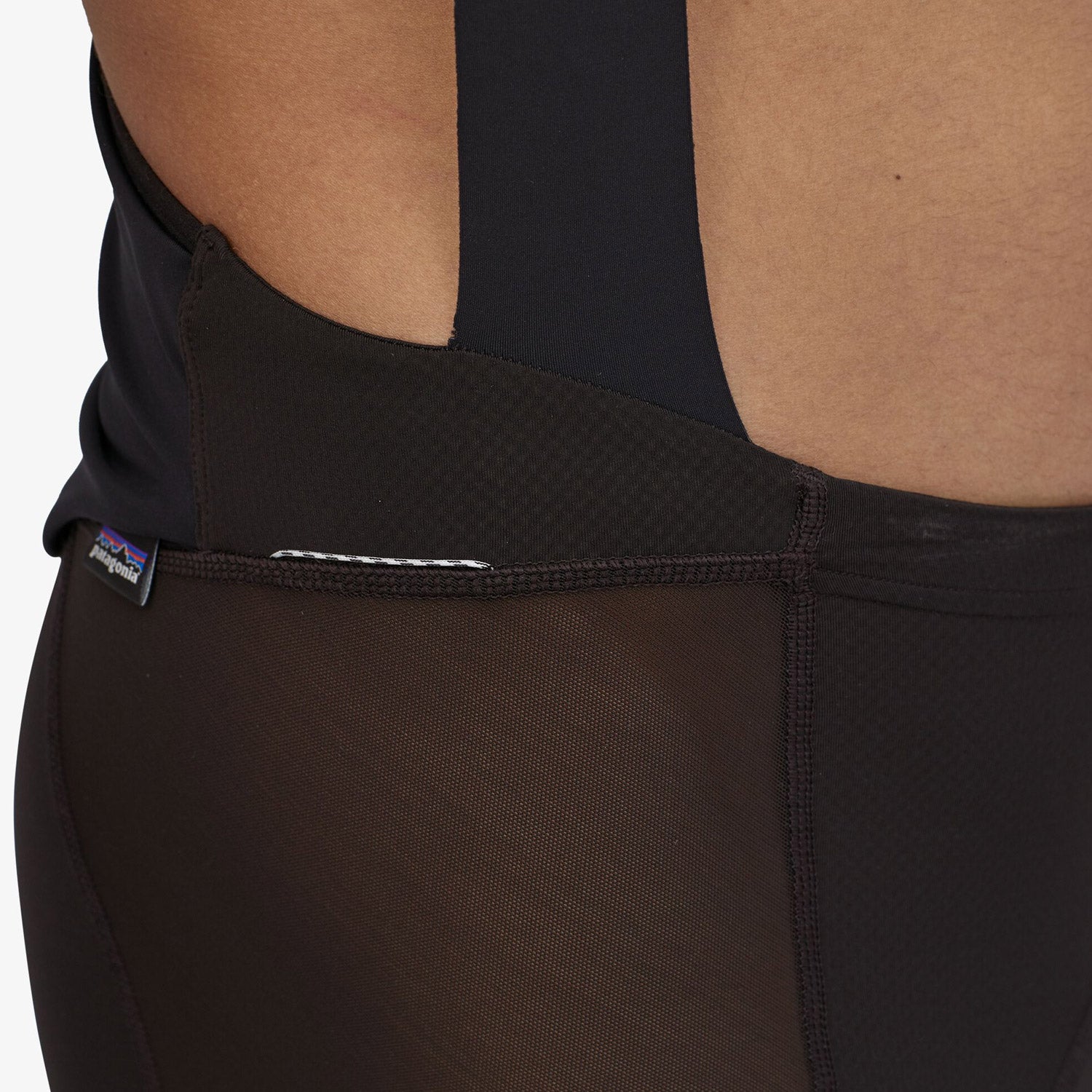 Patagonia Dirt Roamer Liner bib shorts Black All4cycling