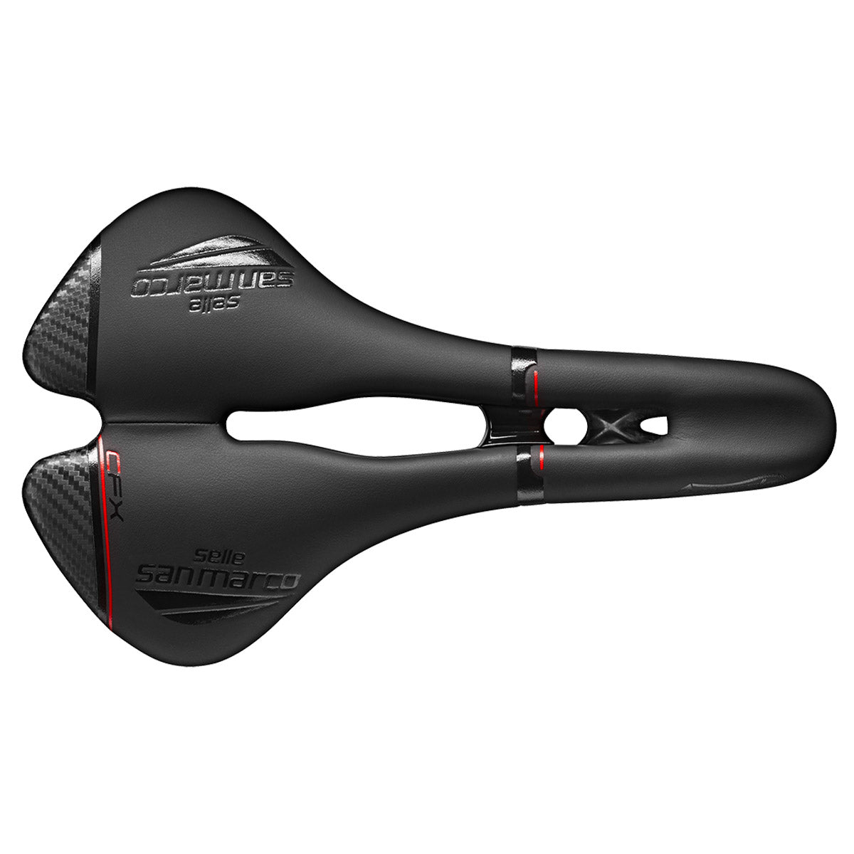 Sella San Marco Aspide Carbon FX Wide - Nero