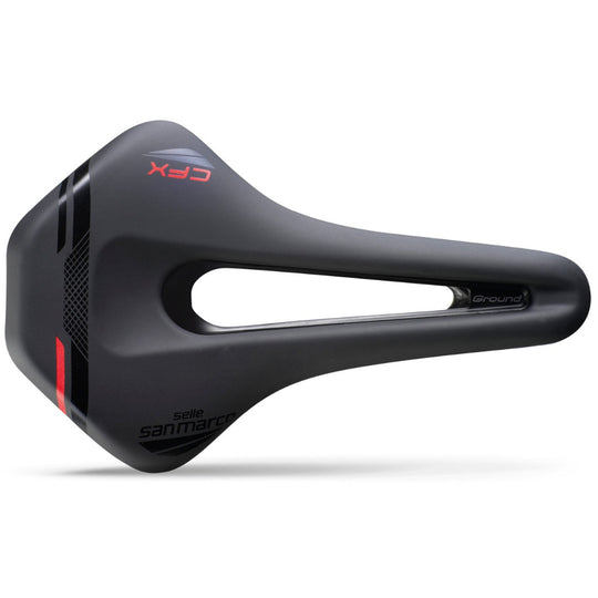 Selle San Marco Ground Short Open-Fit Carbon FX Wide - Noir