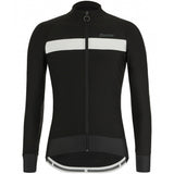 Maglia maniche lunghe Santini Adapt - Nero bianco - B
