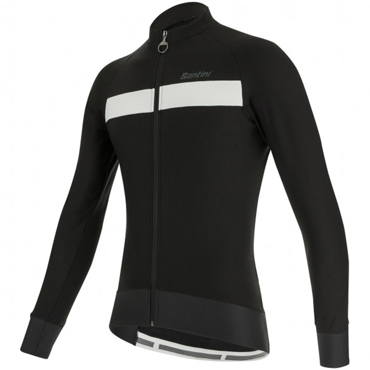Maglia maniche lunghe Santini Adapt - Nero bianco - A