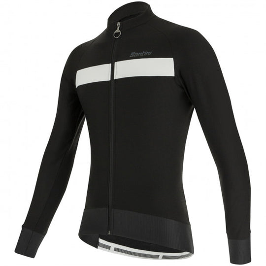 Santini Adapt long sleeve jersey - Black white