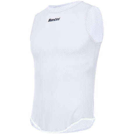 Maglia intima senza maniche Santini Lieve - Bianco