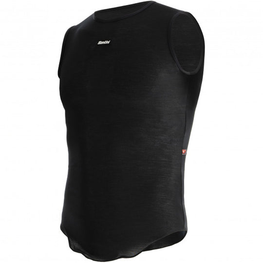 Maillot de corps sans manches Santini Primaloft Dry - Noir