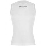 Maglia intima senza maniche Santini Rete - Bianco
