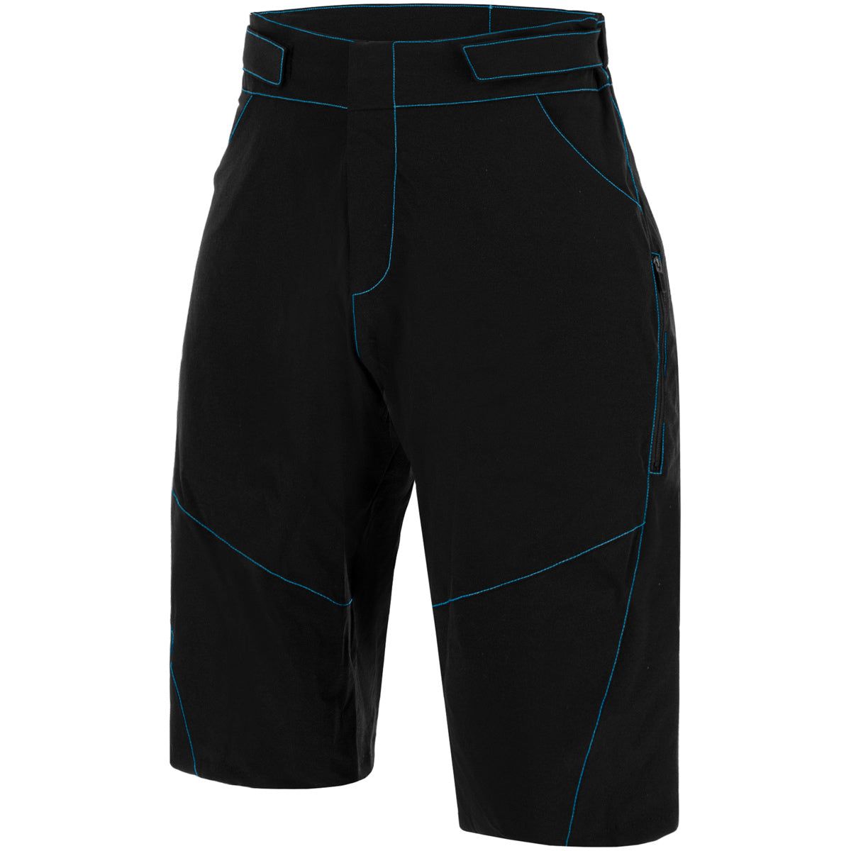 Pantaloncini donna mtb Santini Selva - Nero blu