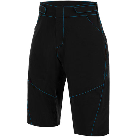 Pantaloncini donna mtb Santini Selva - Nero blu